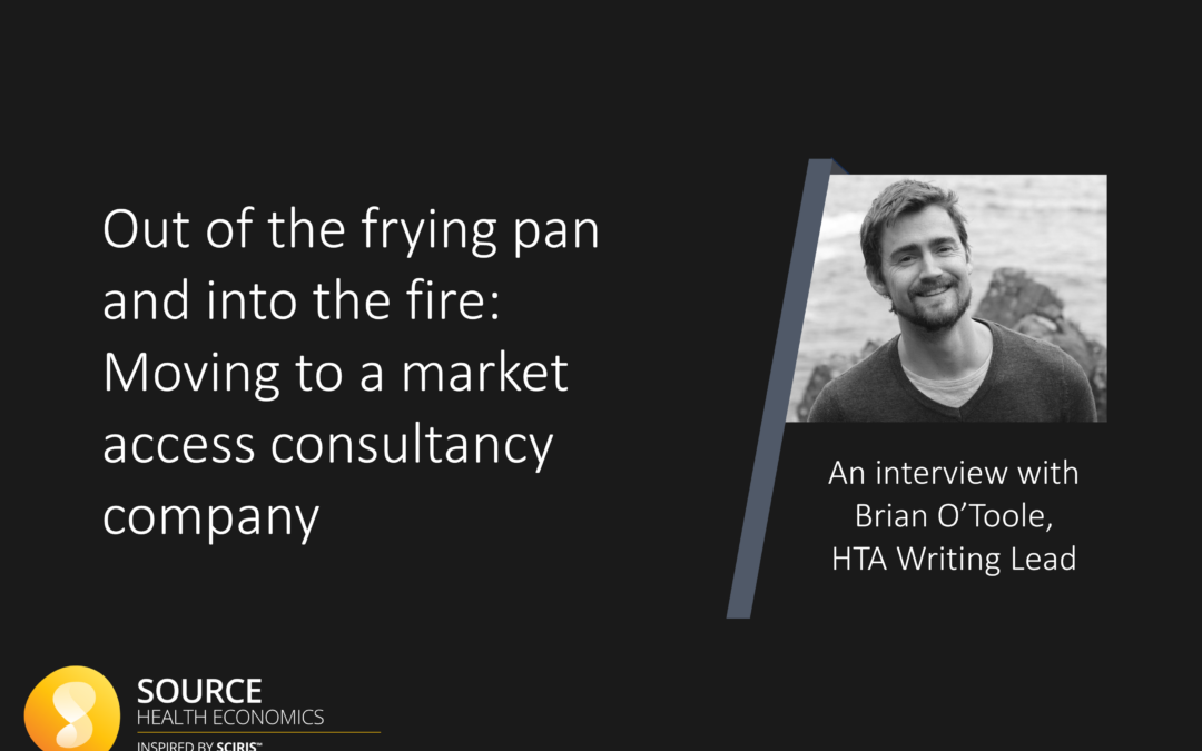 Out of the frying pan and into the fire: Moving to a market access consultancy company